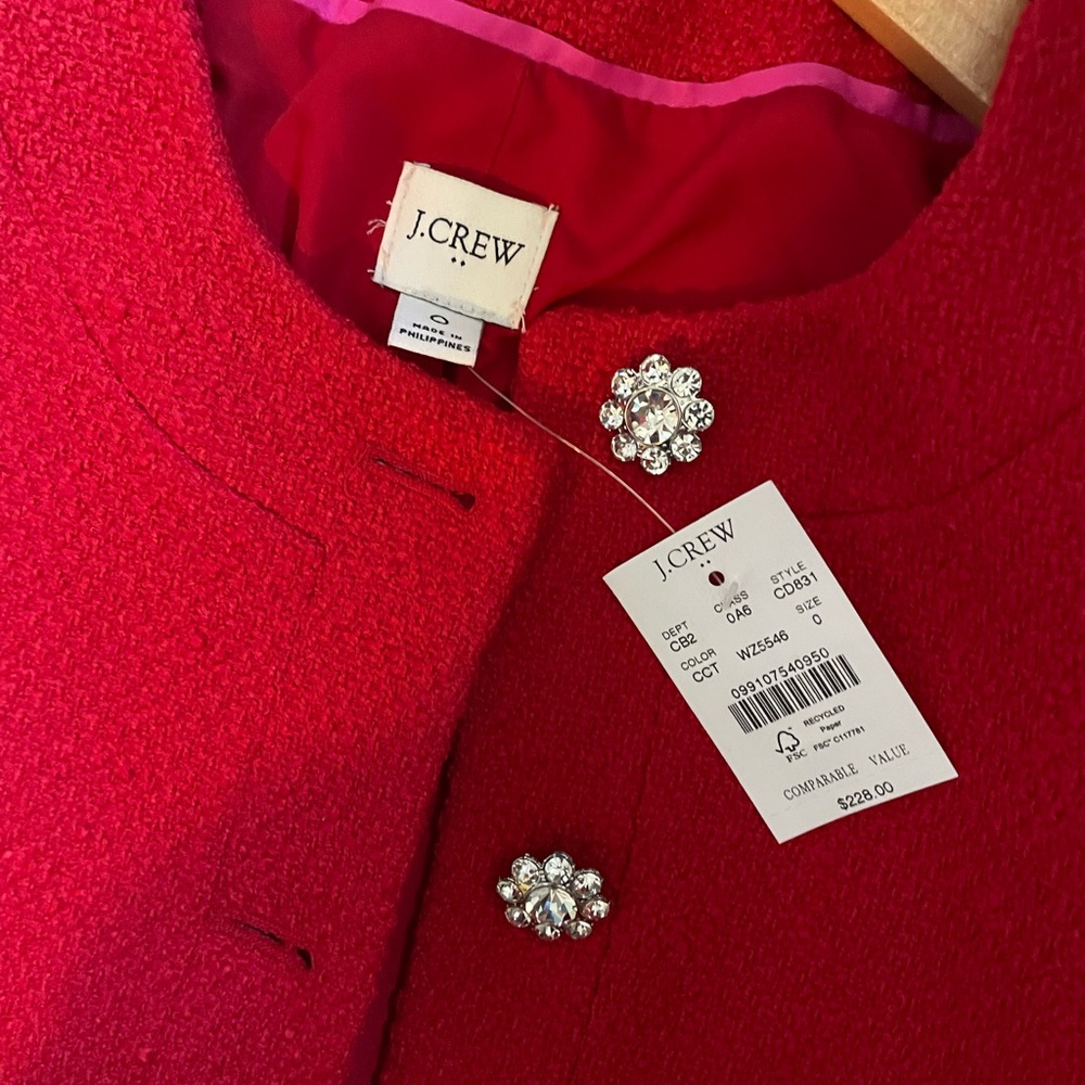 NWT J. Crew lady jacket